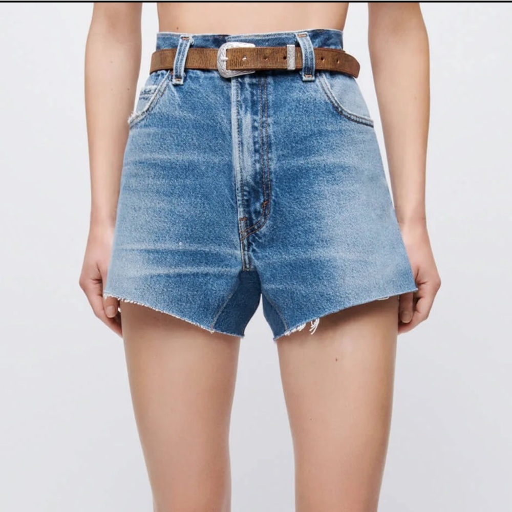 Re/Done Levi’s 90’s Crop Low Slung Short Size 27